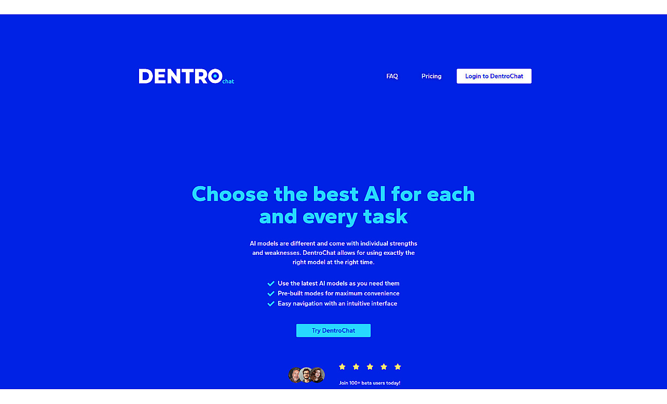 Dentrochat screenshot
