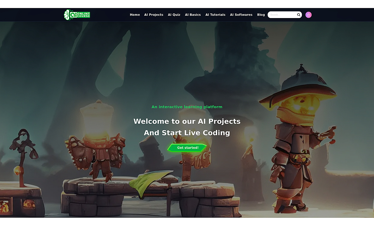 Ai online course screenshot