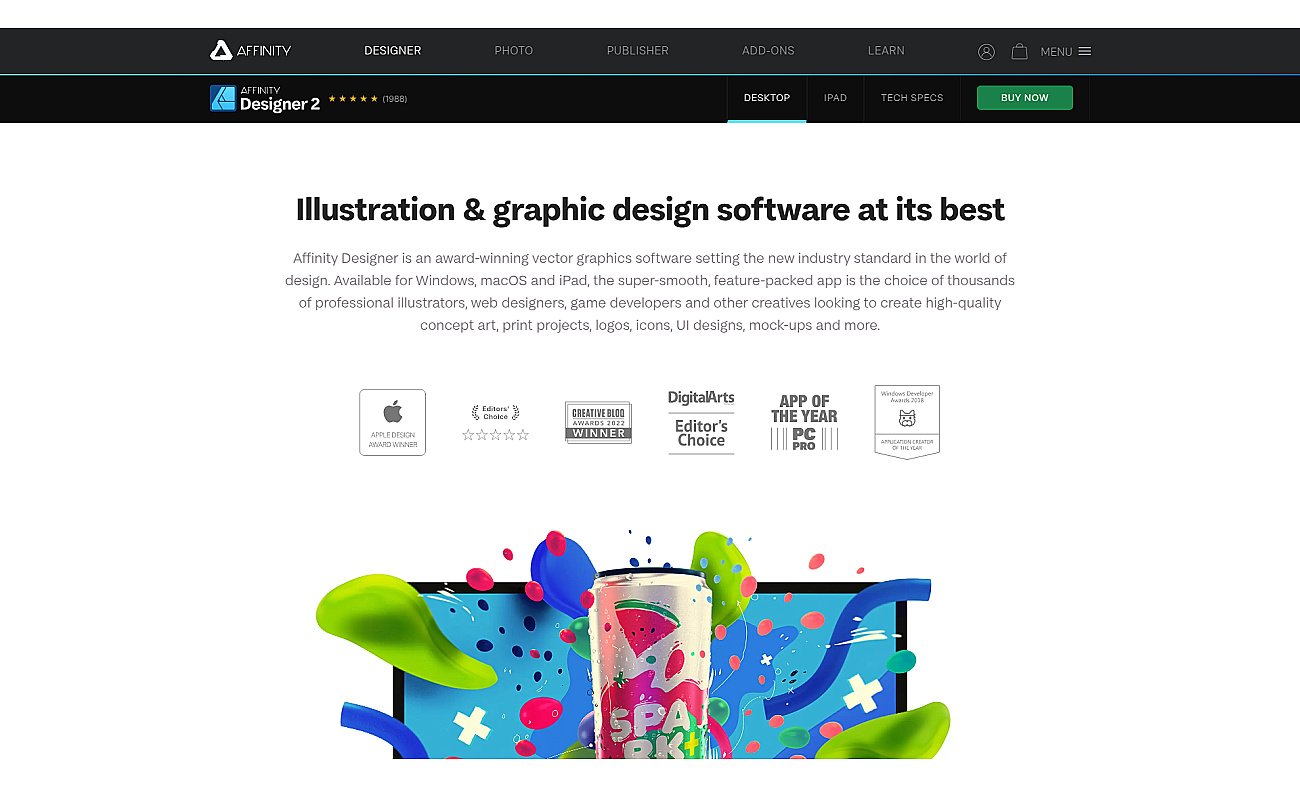 Affinity Designer screenshot