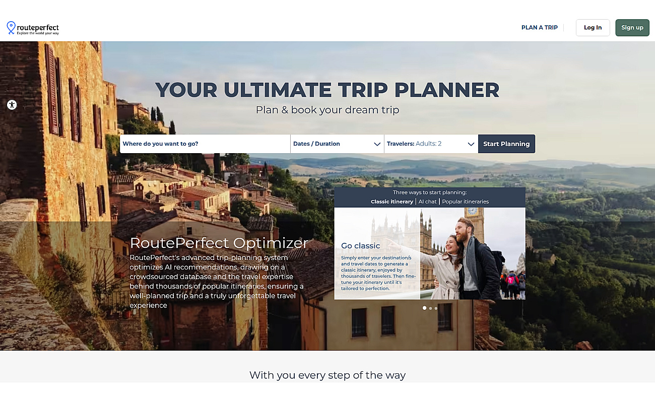 Routeperfect screenshot