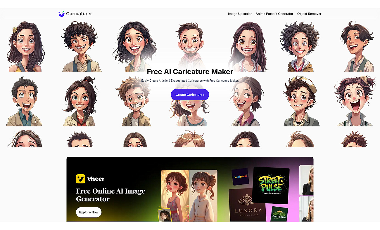 Caricaturer screenshot