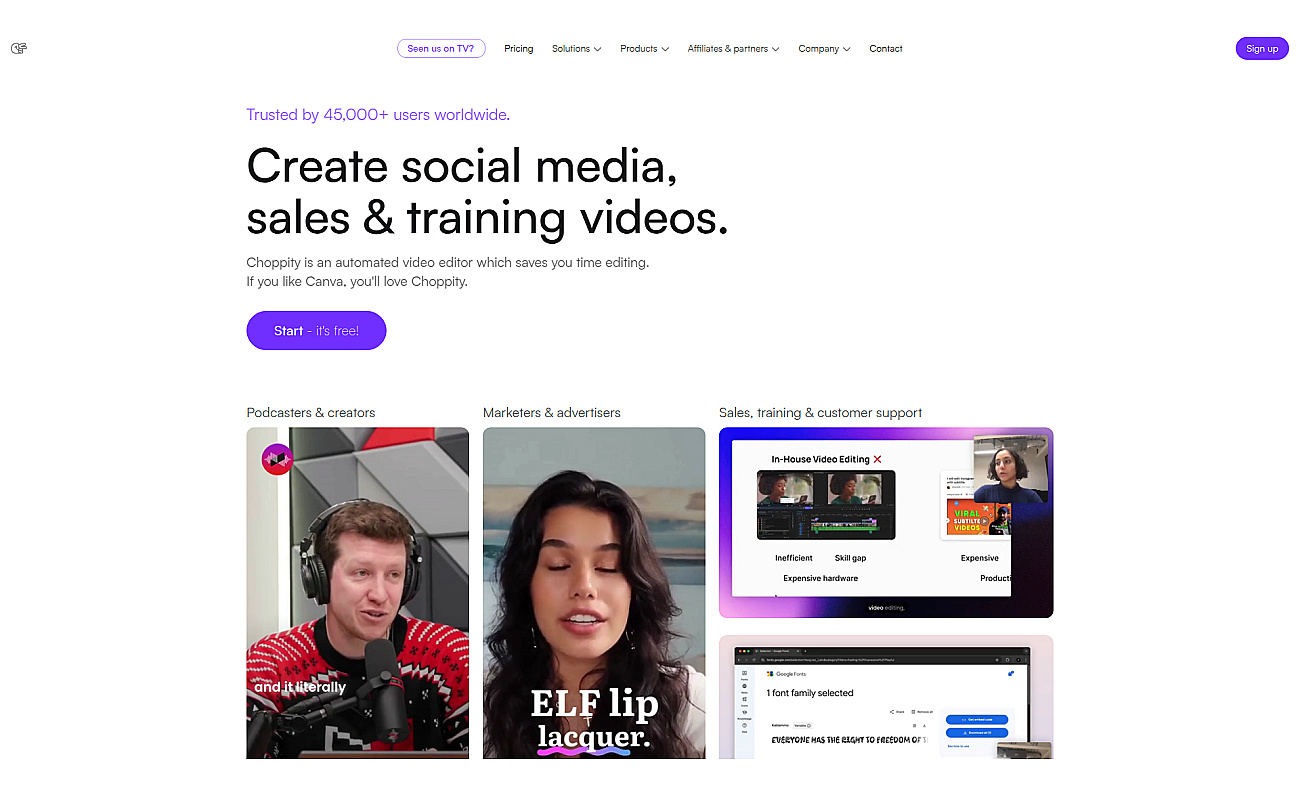 Choppity screenshot
