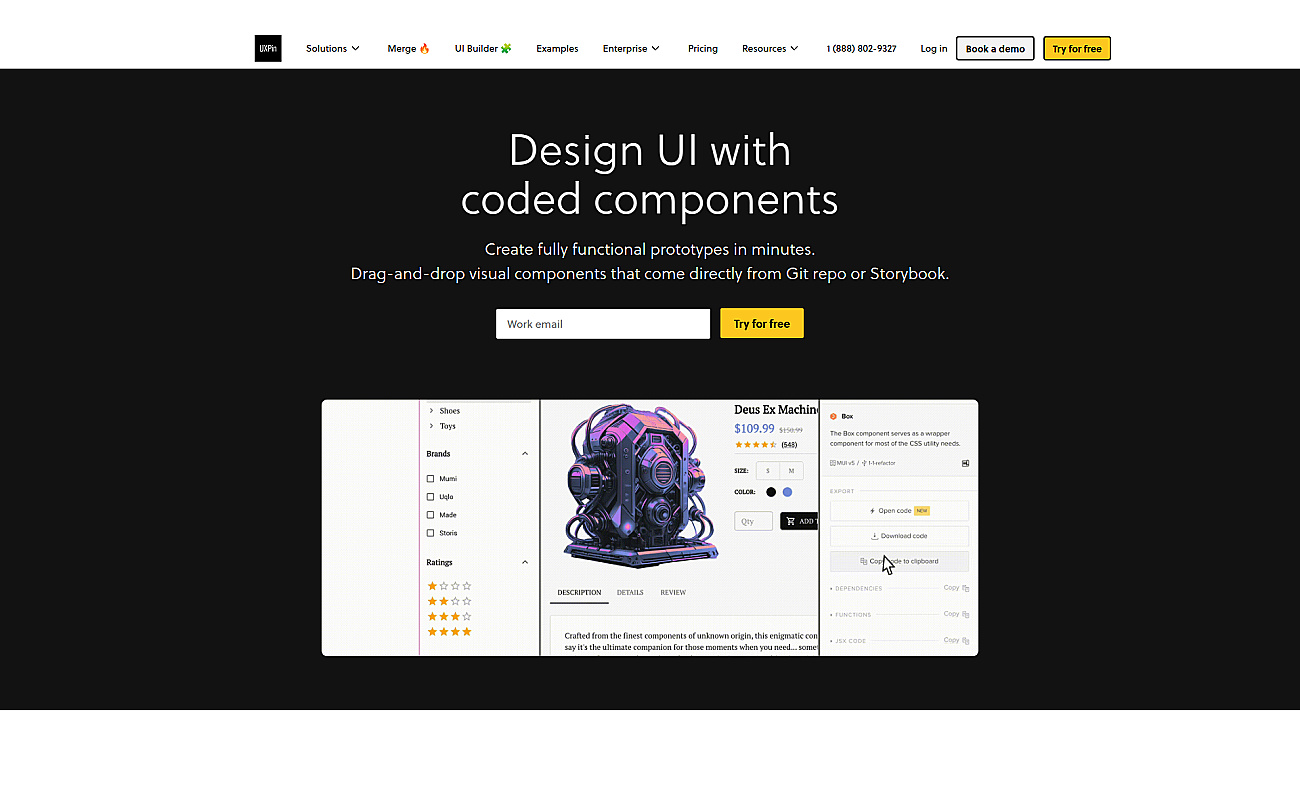 UXPin screenshot