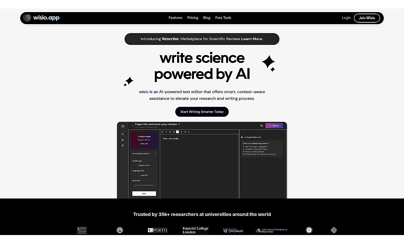 Wisio screenshot