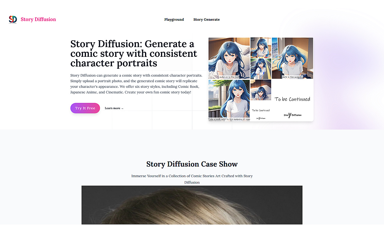 Story Diffusion screenshot