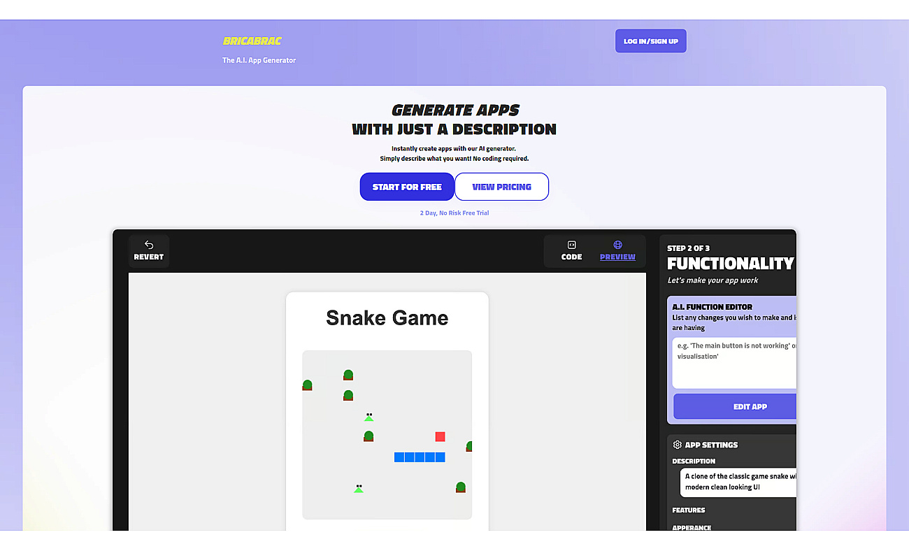 Bricabrac screenshot