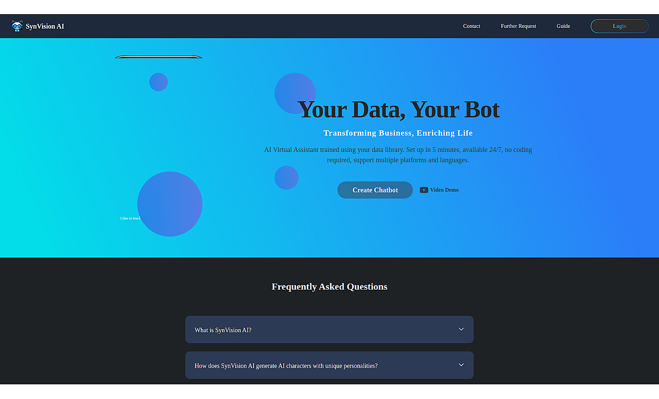 SynVision AI screenshot