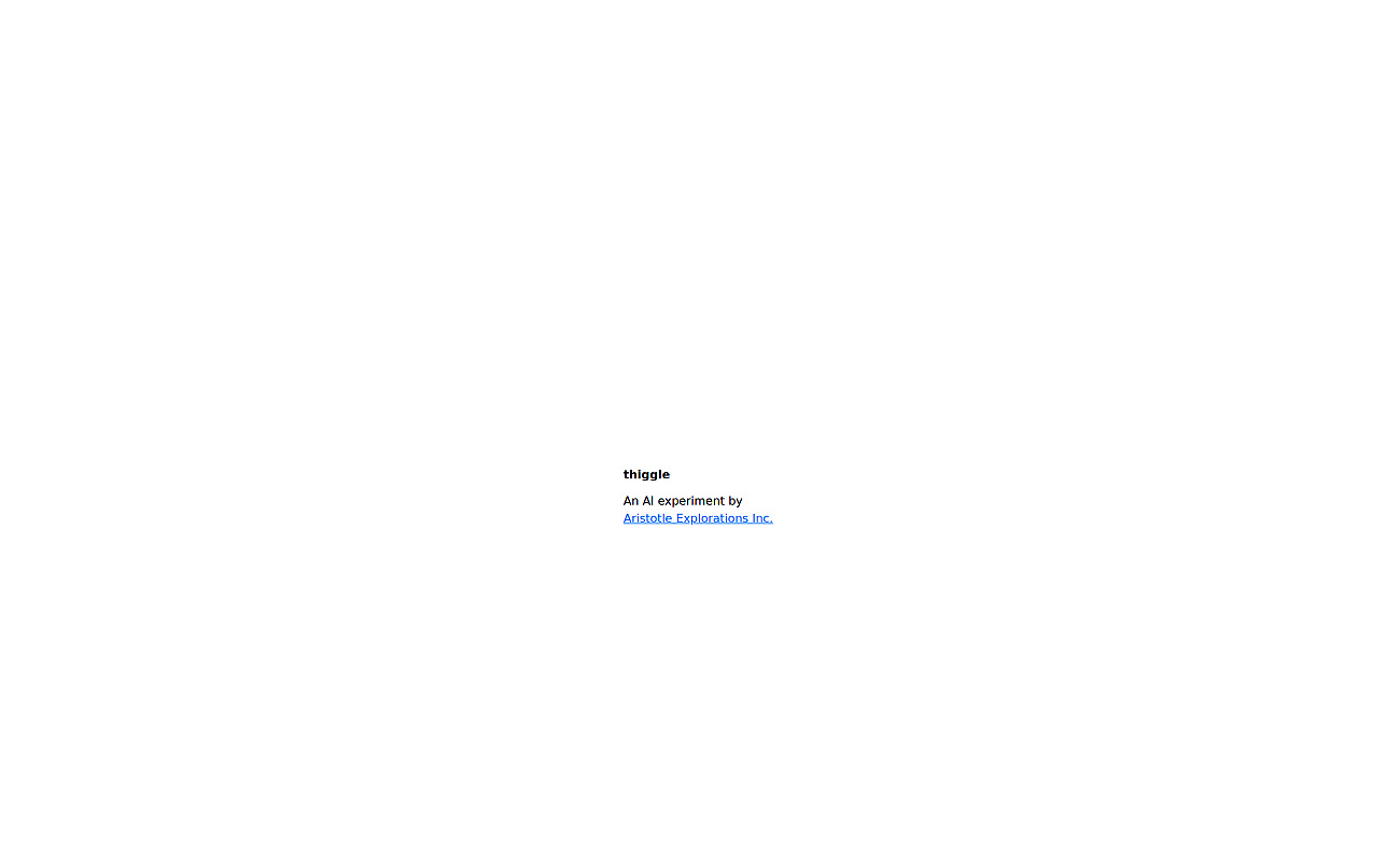 Thiggle screenshot