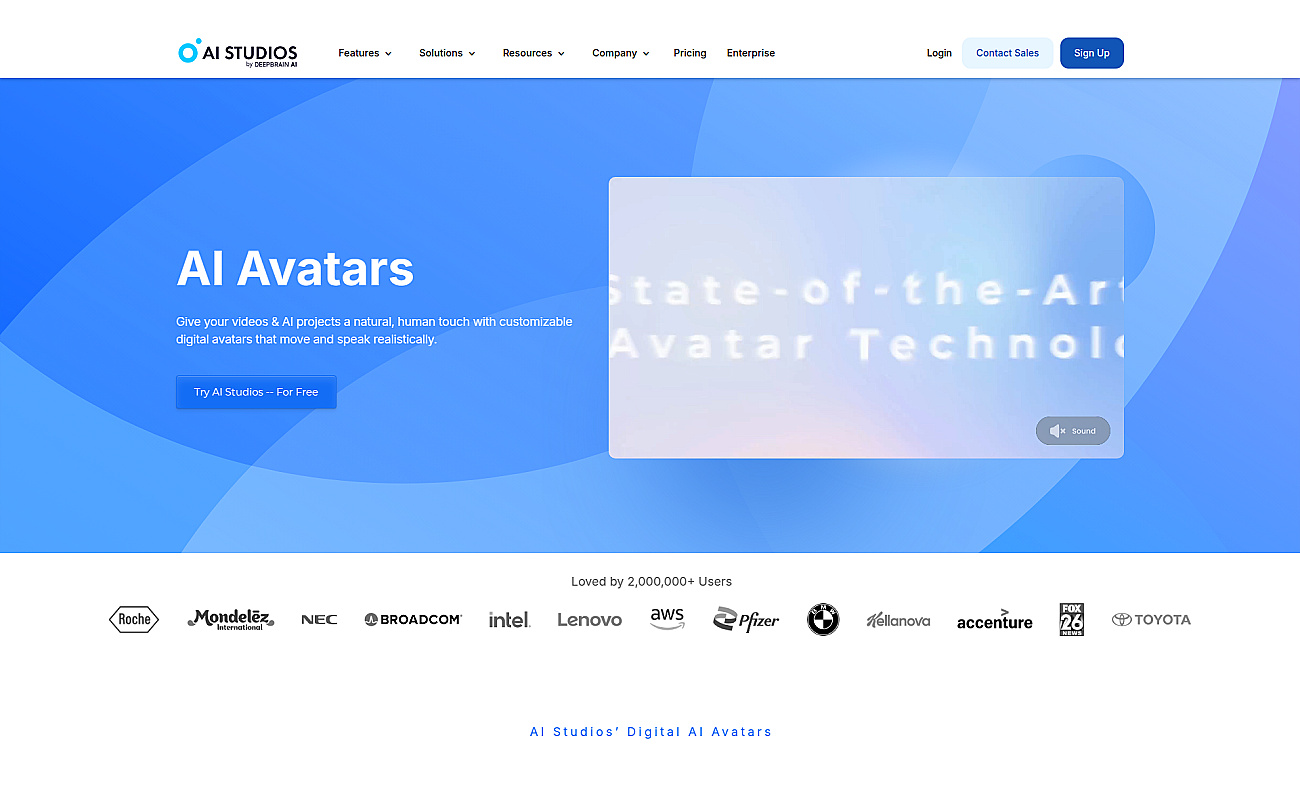 DeepBrain AIavatars screenshot
