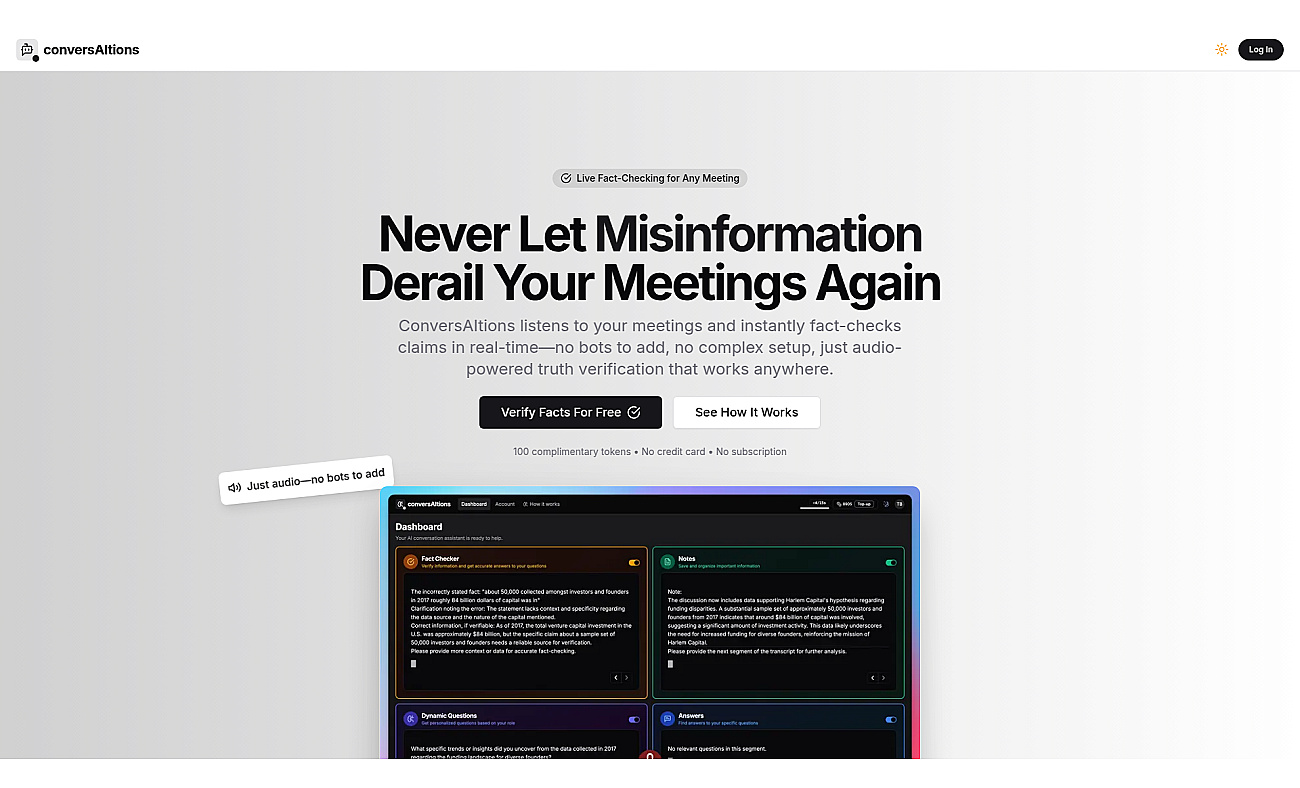 conversAItions screenshot