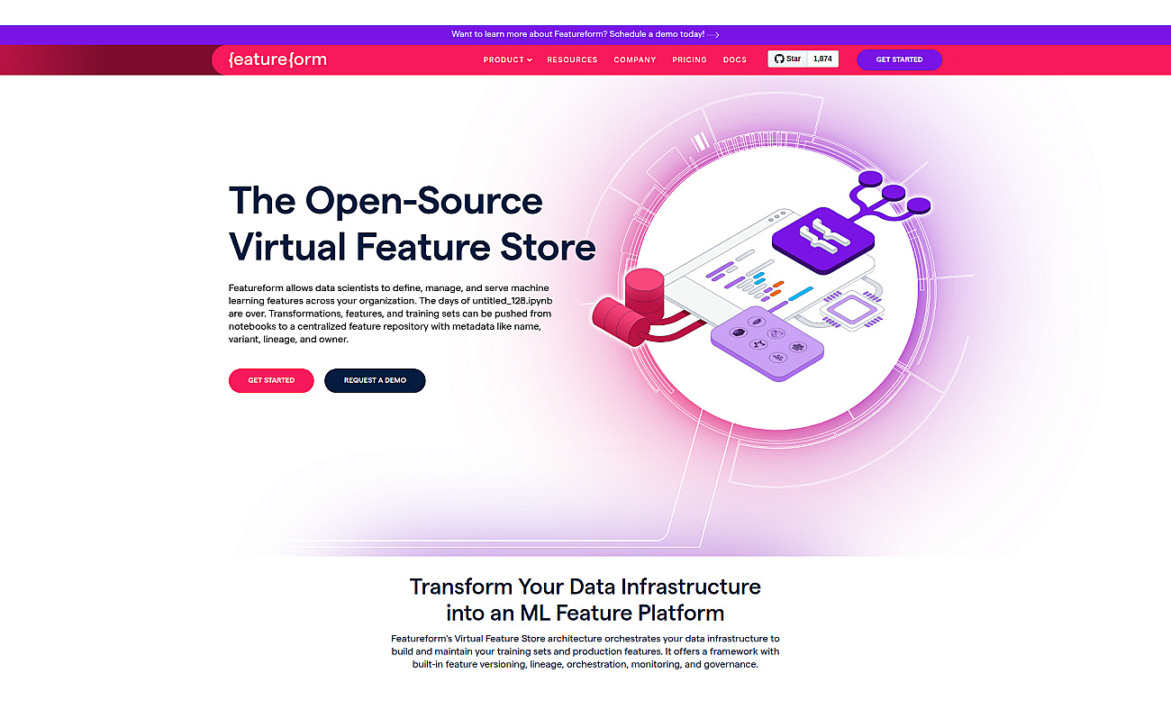 Featureform screenshot