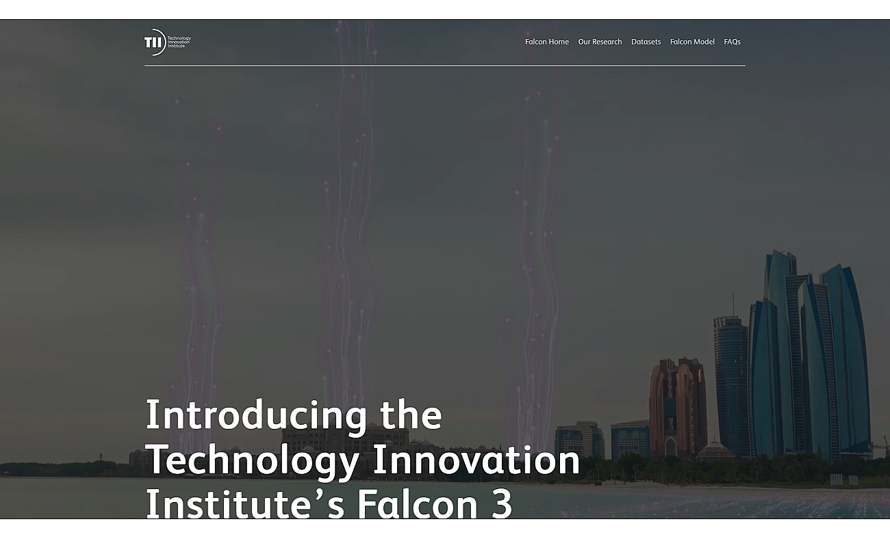 Falcon LLM screenshot