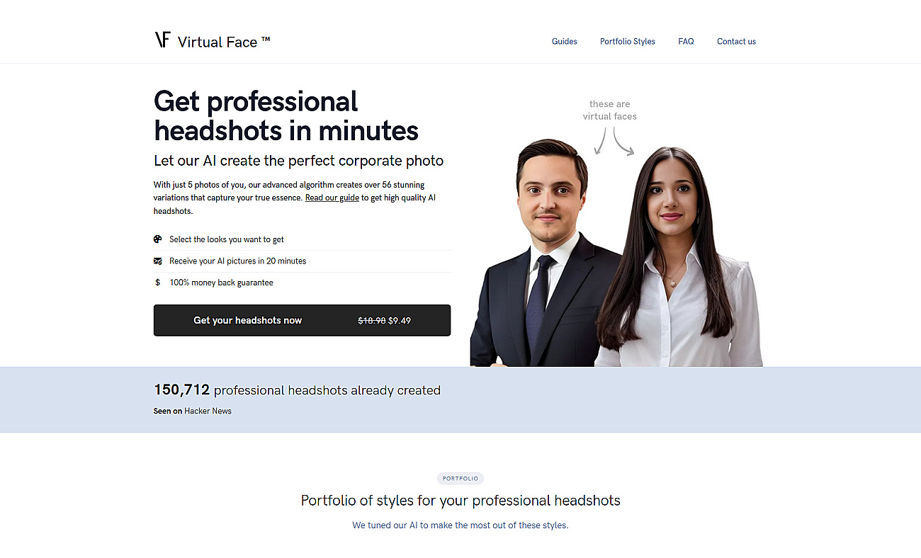 Virtual Face screenshot