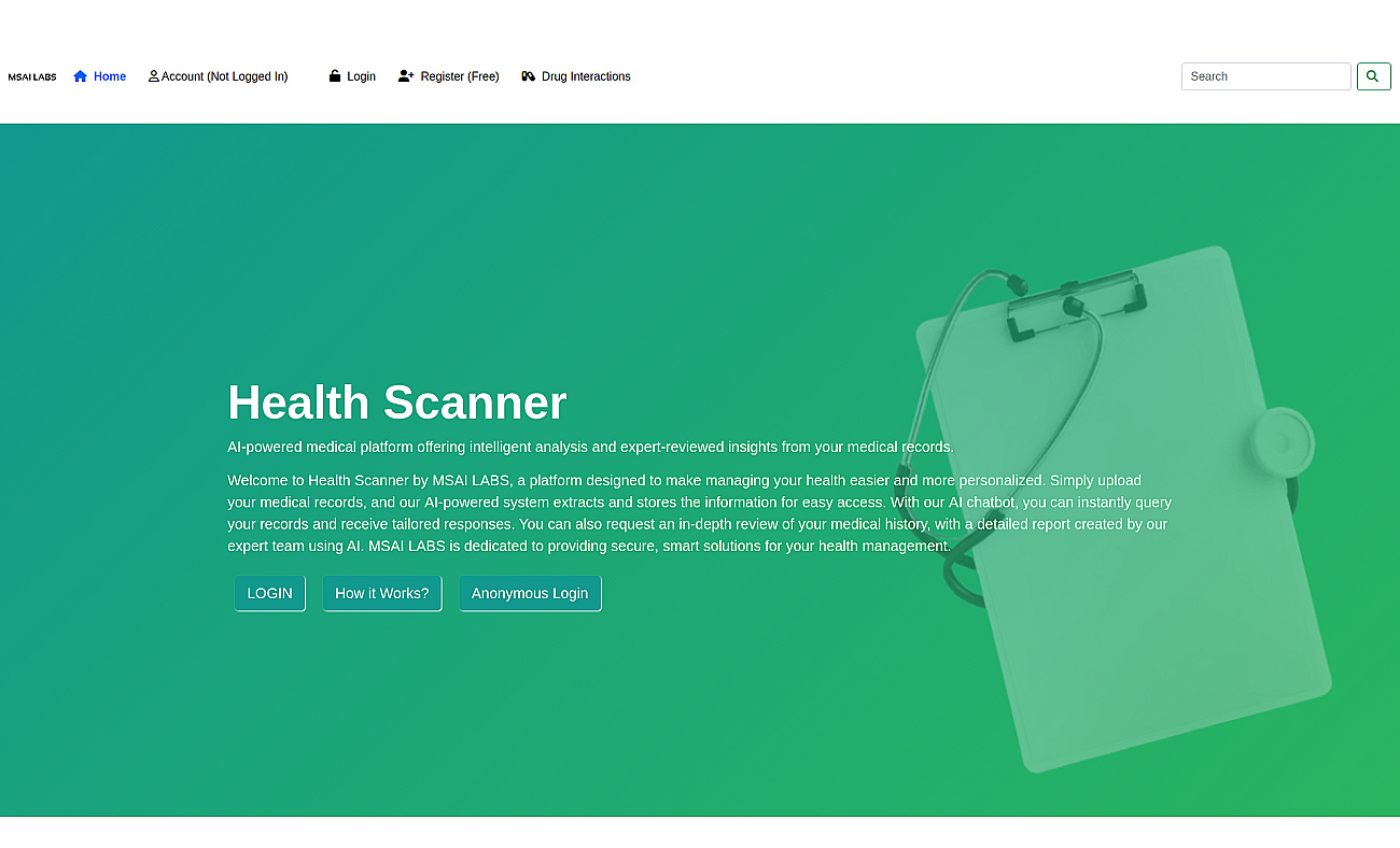 Health Scanner screenshot