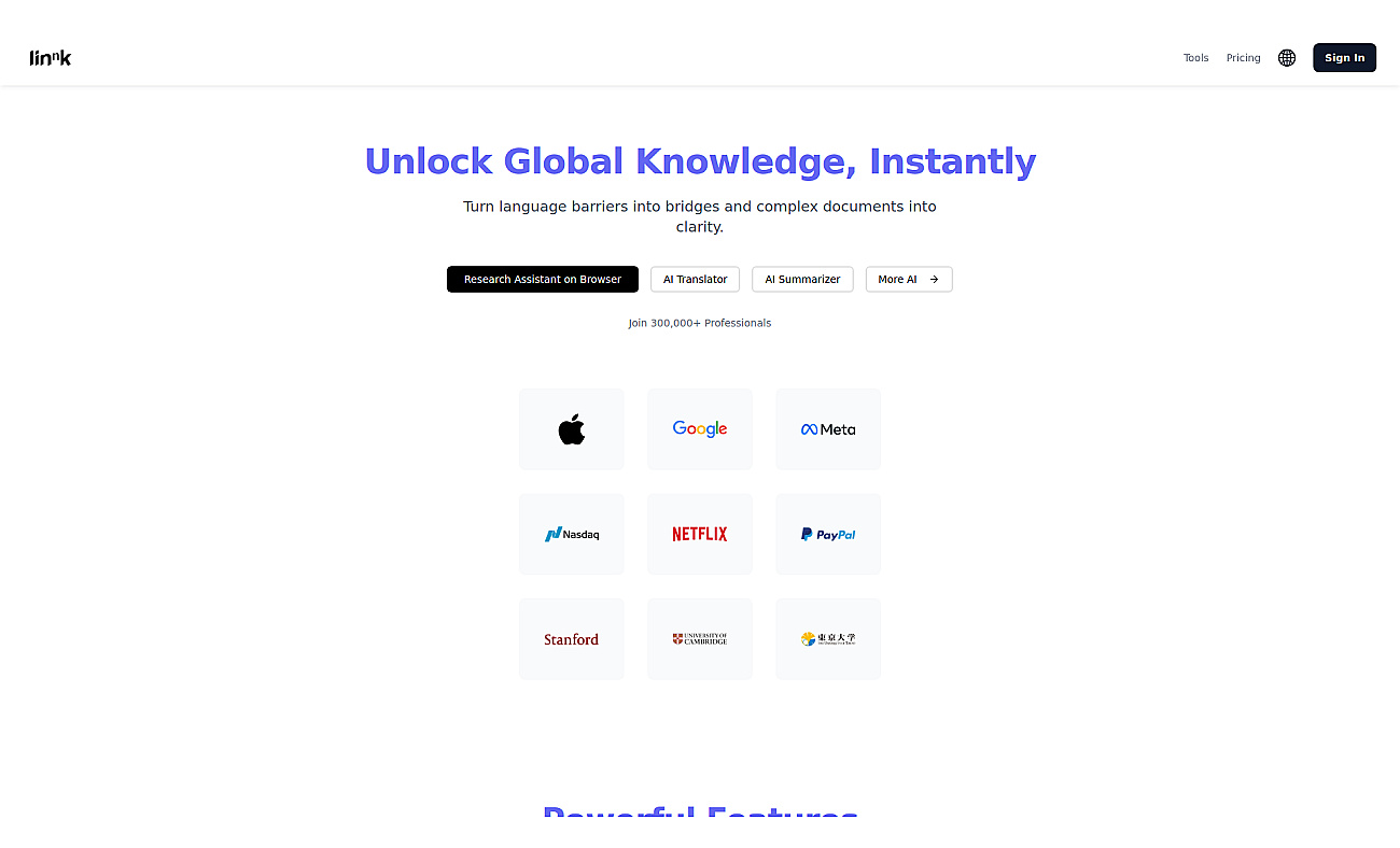 Linnk.AI screenshot