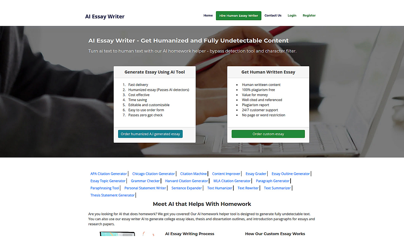 AI Essay Writer screenshot