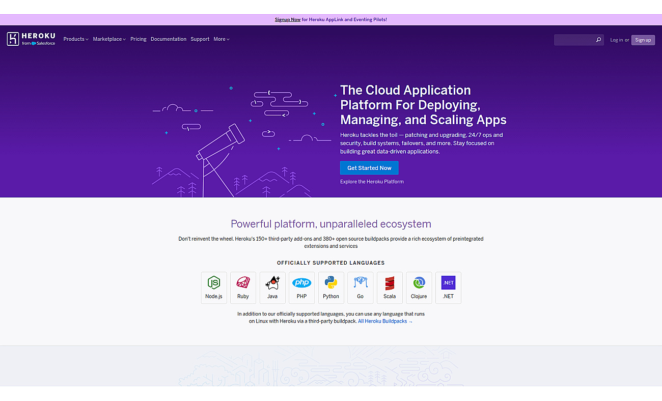 Heroku screenshot