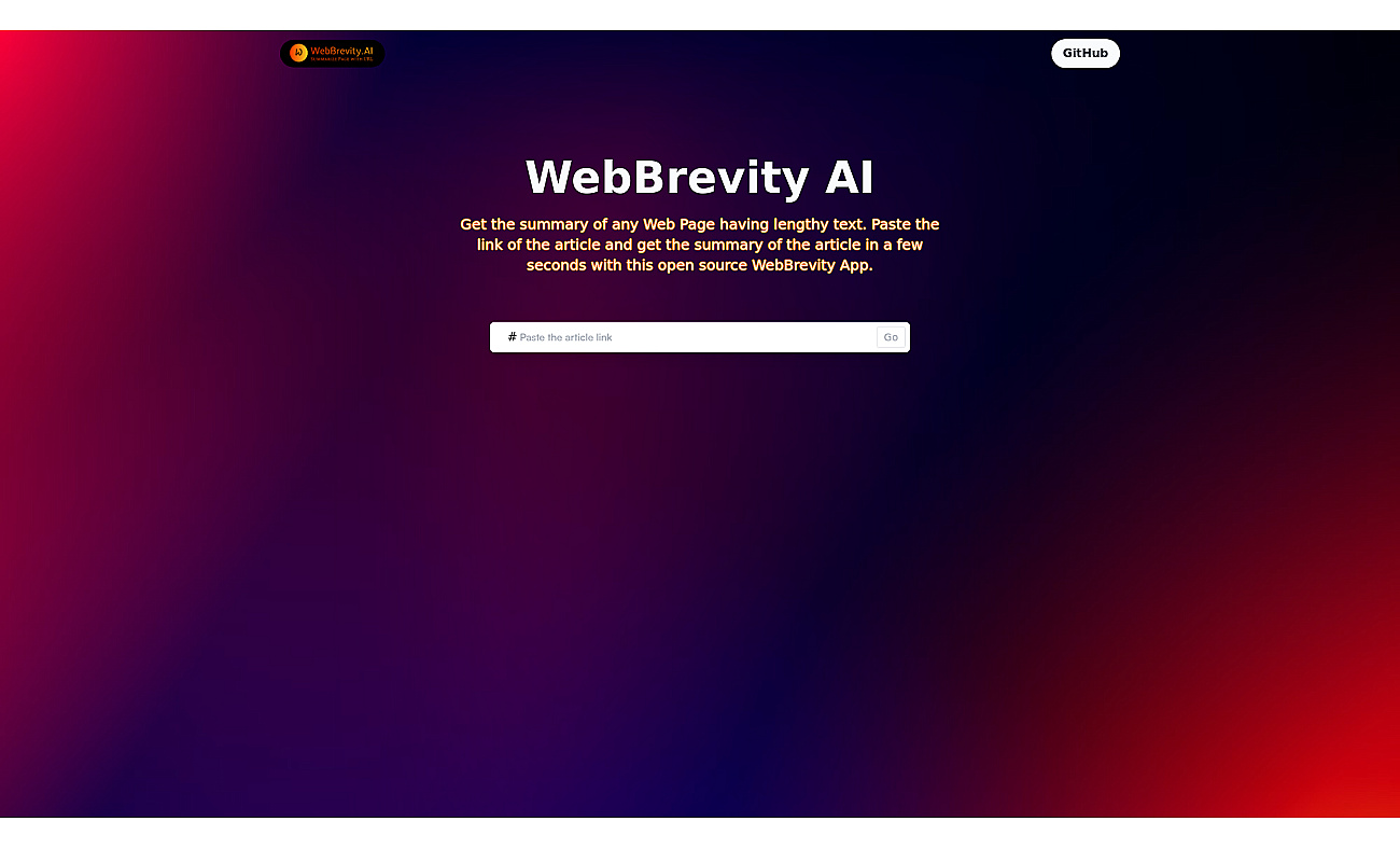 WebBrevity screenshot