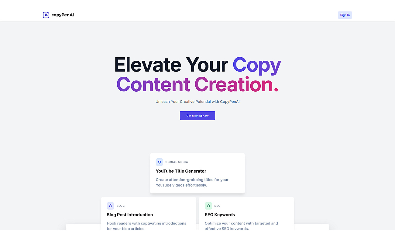 copyPenAi screenshot