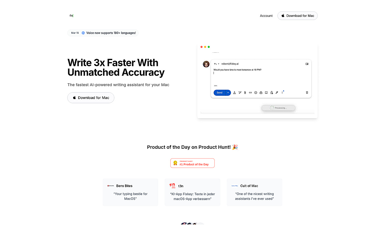Fixkey screenshot