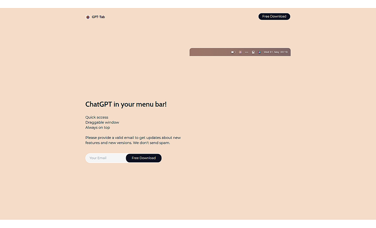 Gpt-tab screenshot