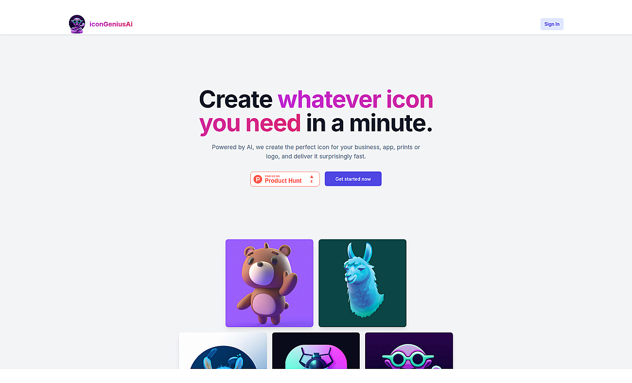 IcongeniusAI screenshot