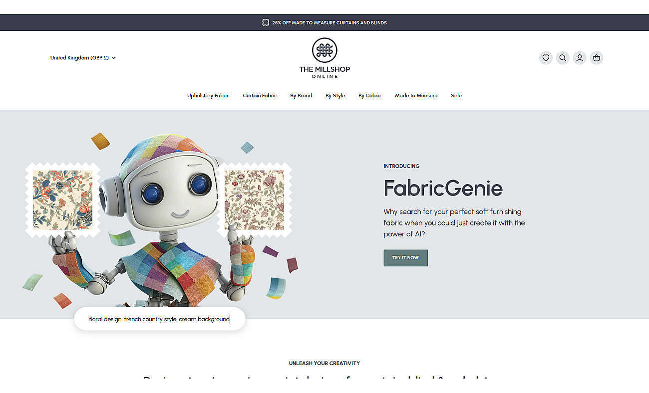 FabricGenie screenshot