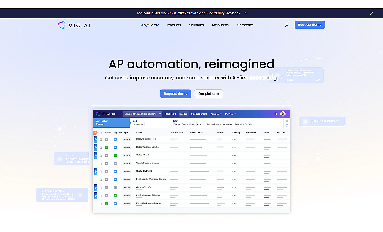 Vic.ai screenshot