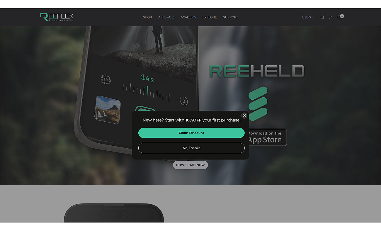 Reeheld screenshot