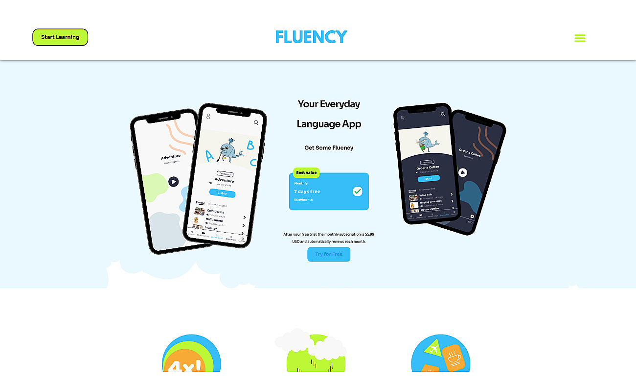 Fluency screenshot