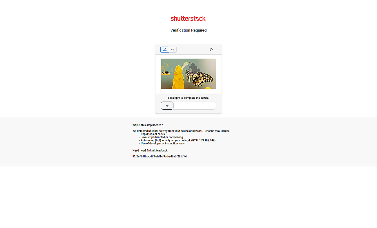 Shutterstock AI screenshot