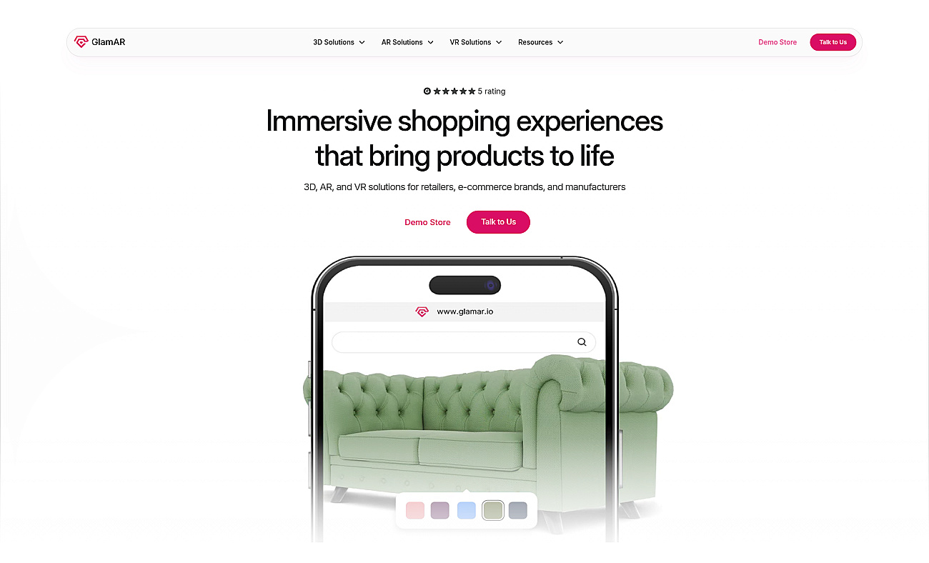 GlamAR screenshot