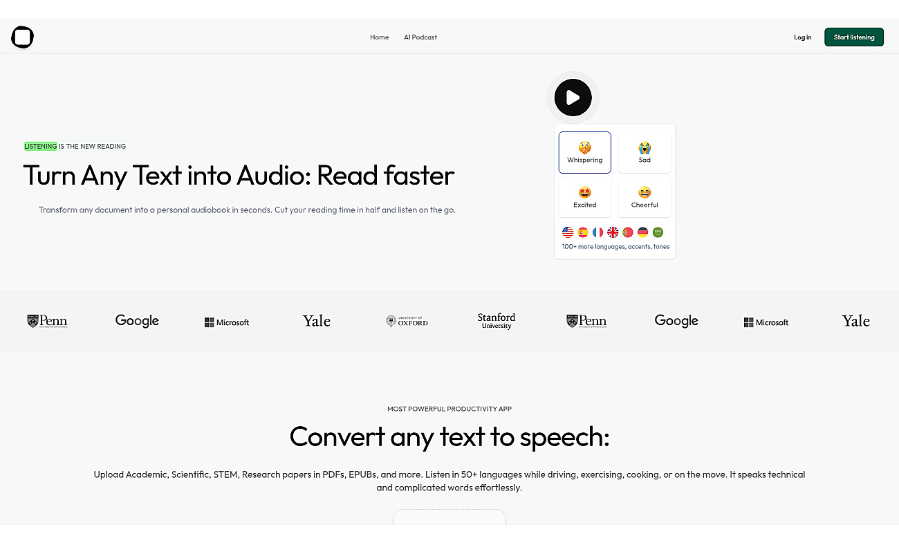 Outtloud screenshot