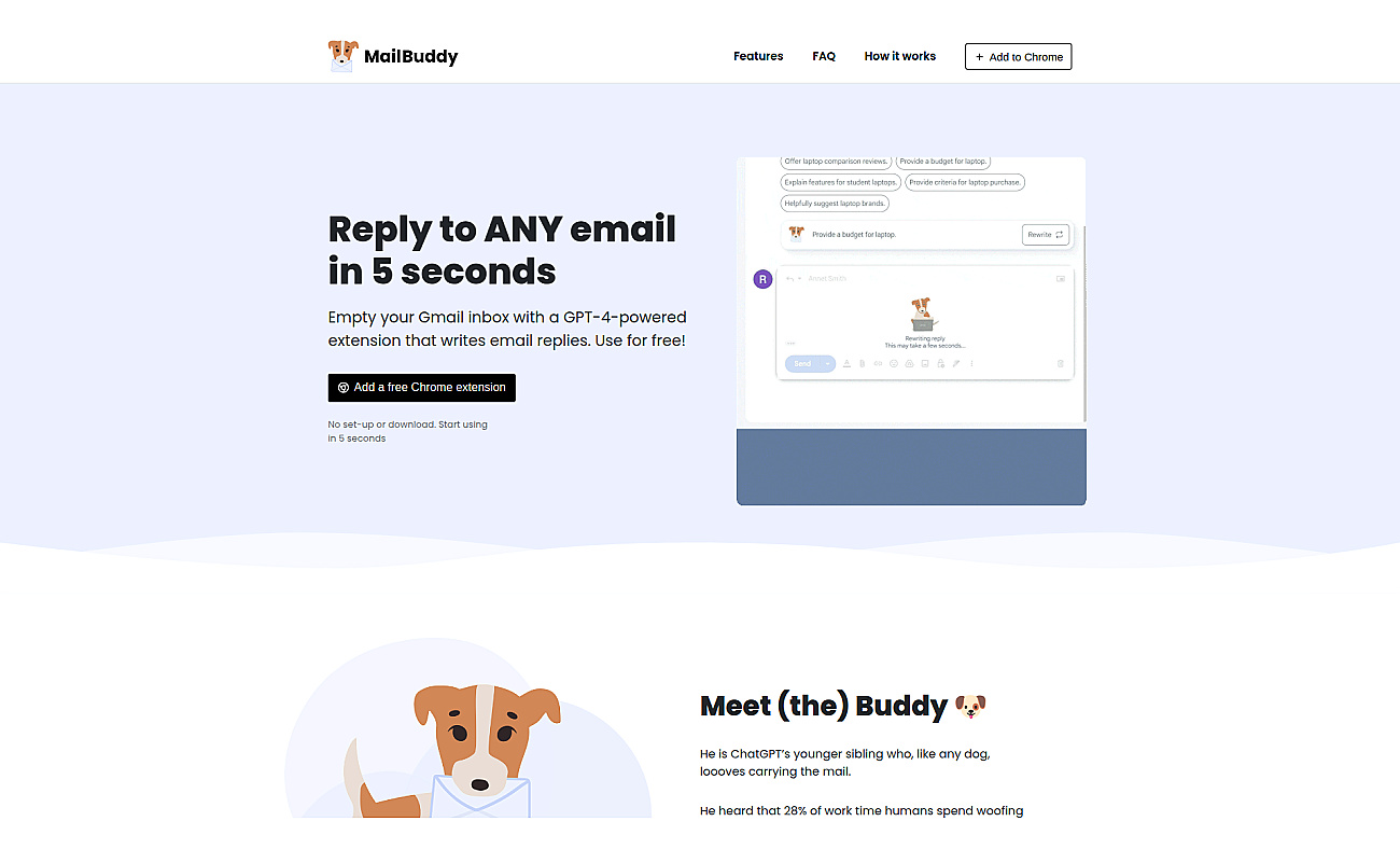 MailBuddy screenshot