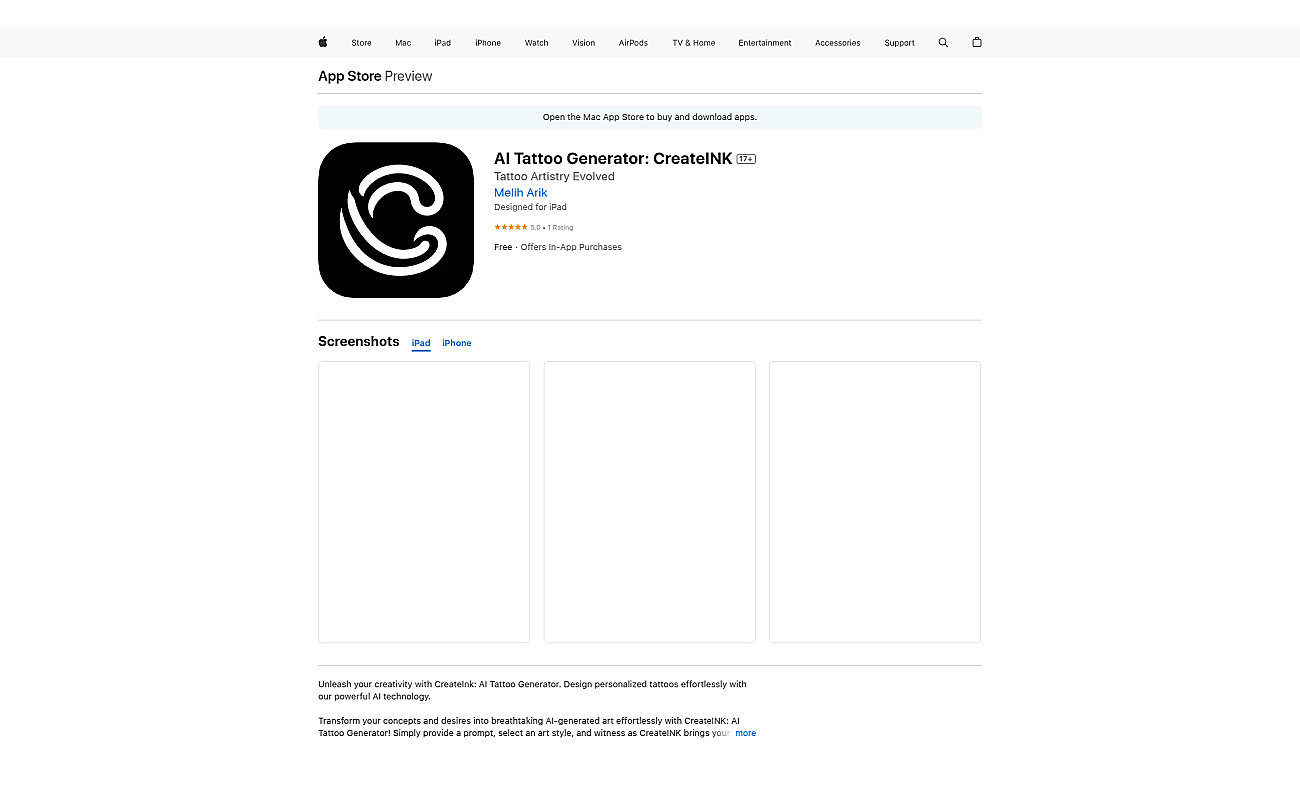 CreateINK screenshot