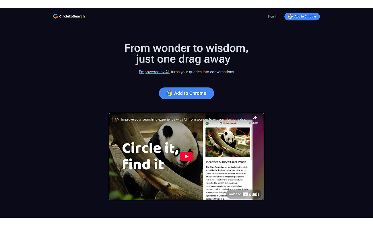 Circle to Search screenshot