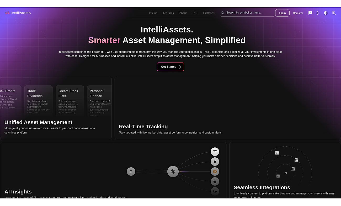 intelliAssets screenshot