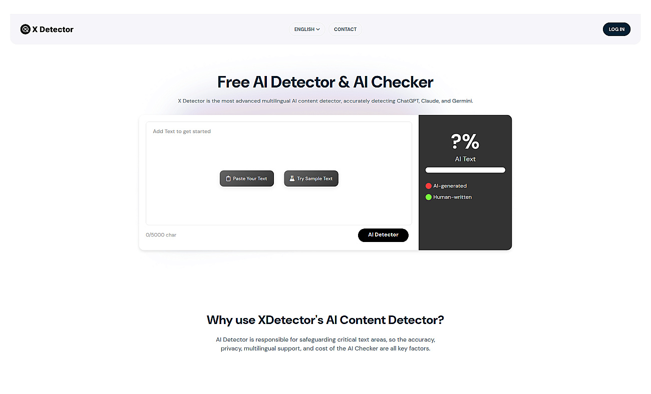 X Detector screenshot