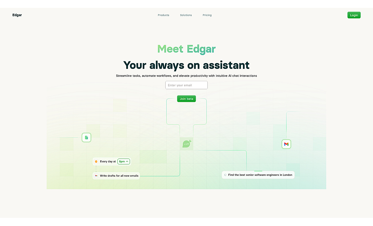 Edgar screenshot