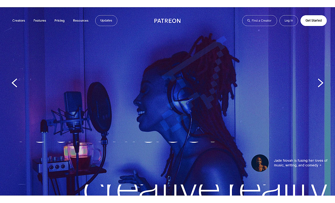 Patreon screenshot