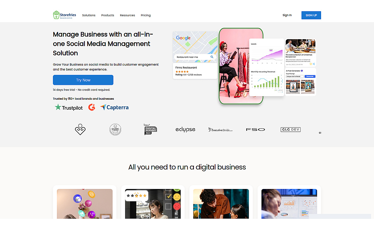 Storefries screenshot