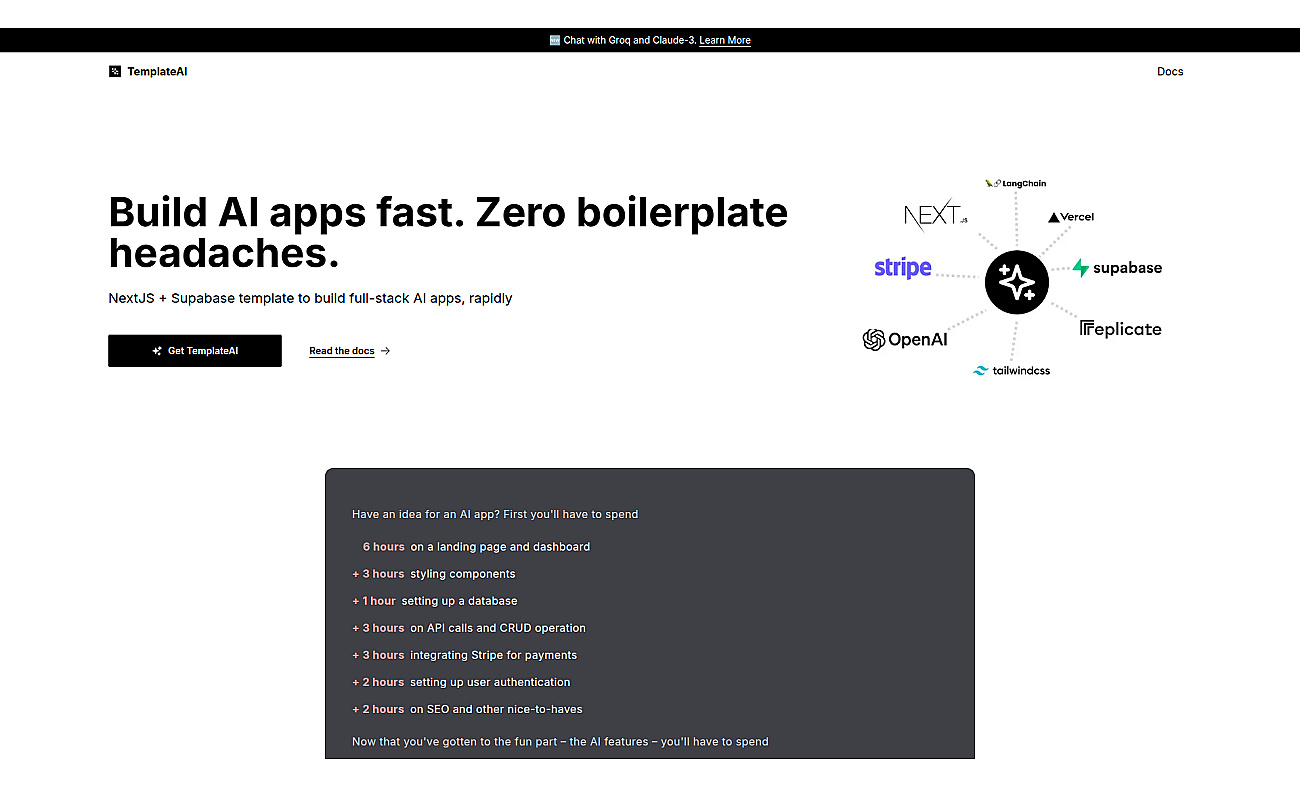 TemplateAI screenshot