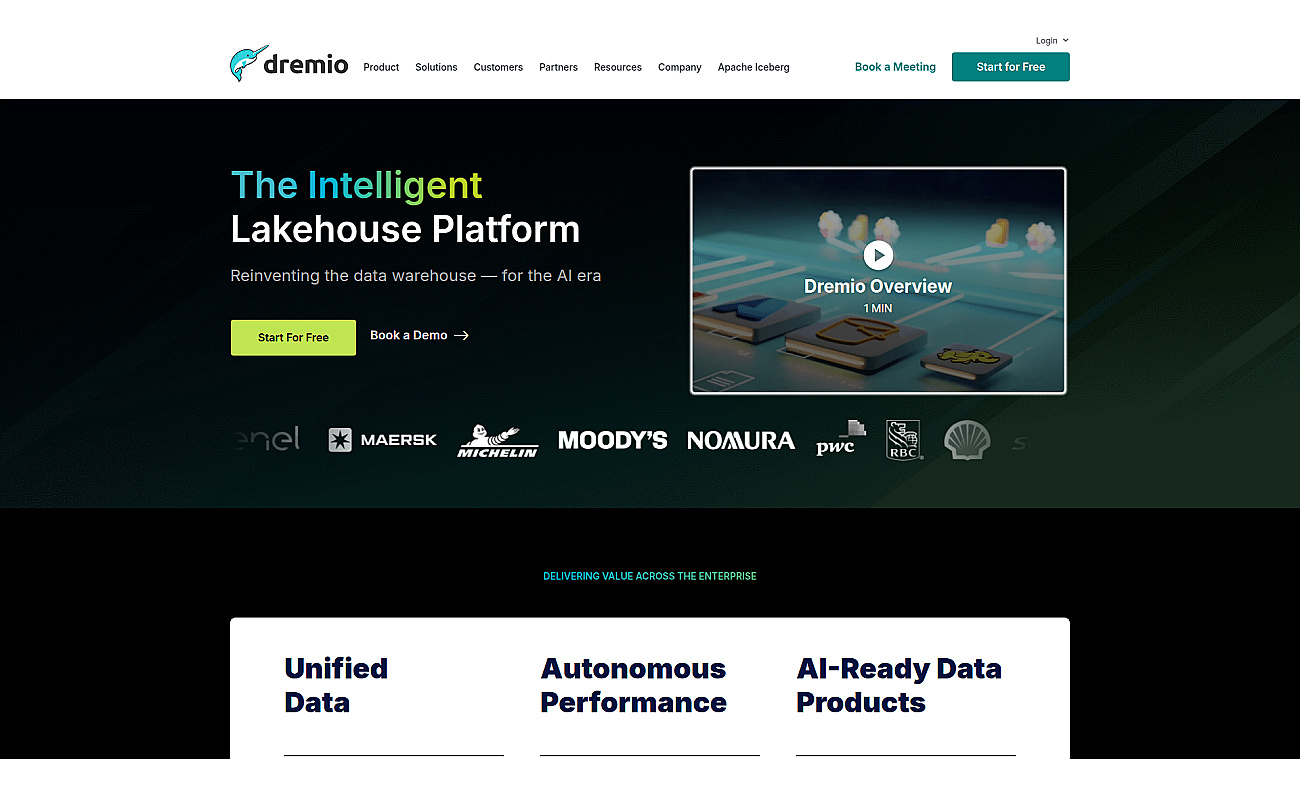 Dremio screenshot