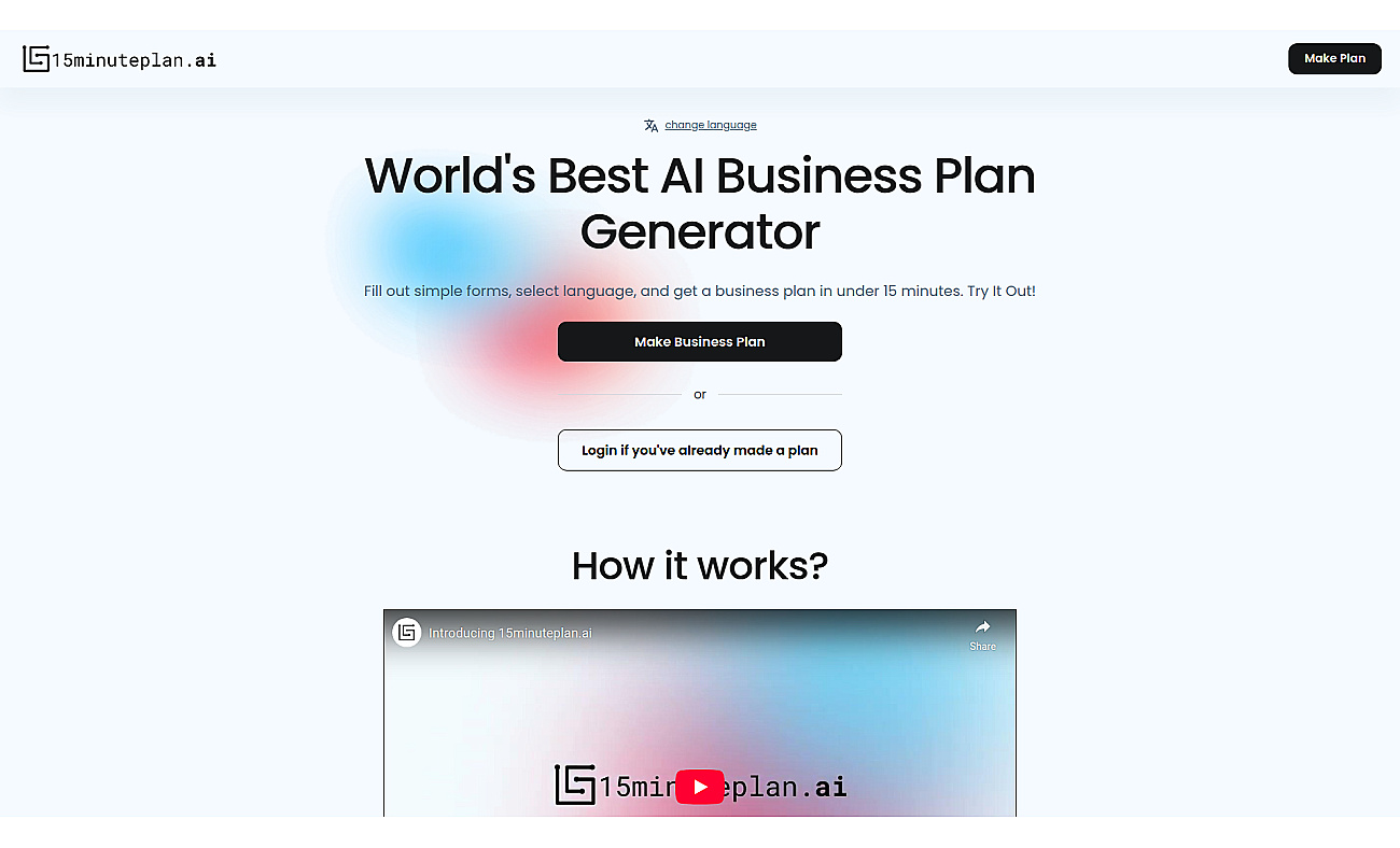 15minuteplan screenshot