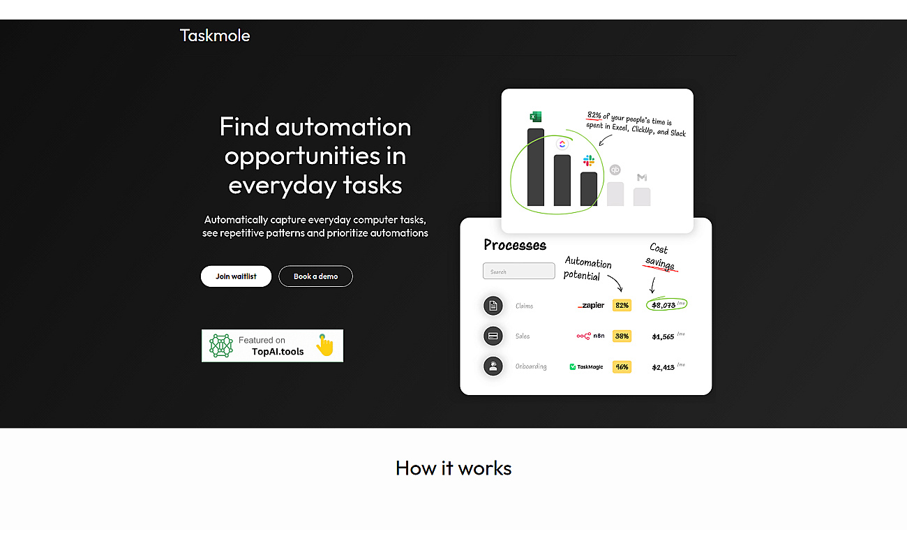 Taskmole screenshot