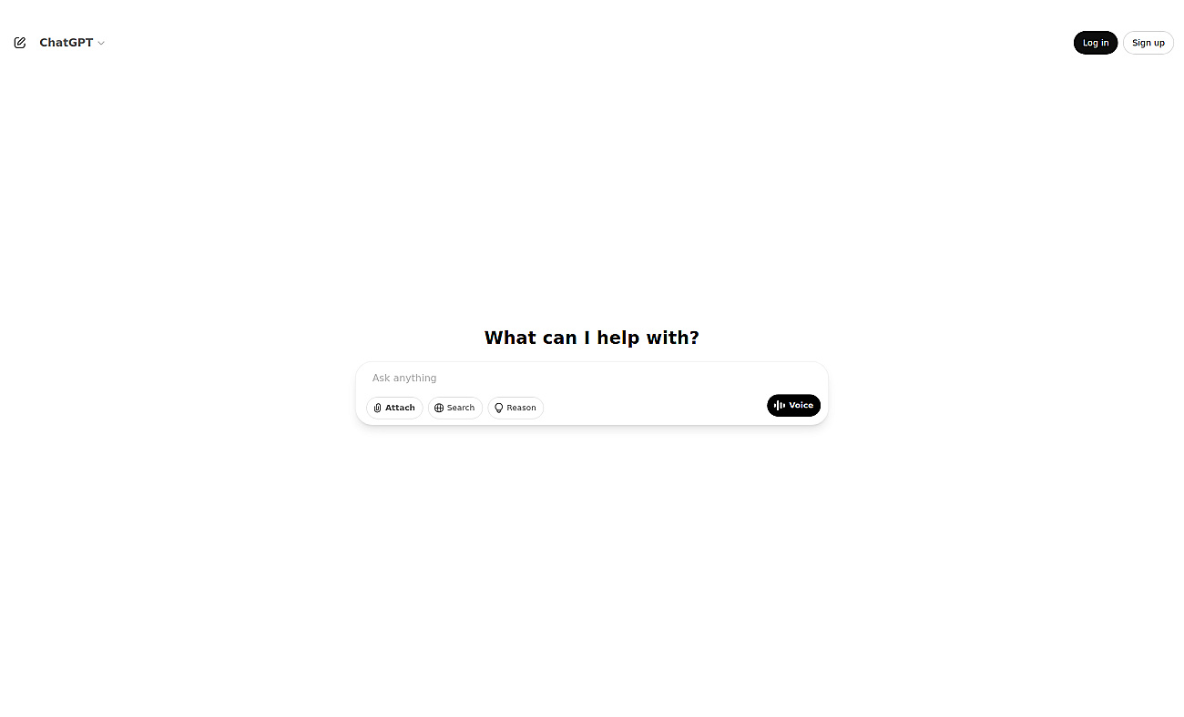 ChatGPT screenshot