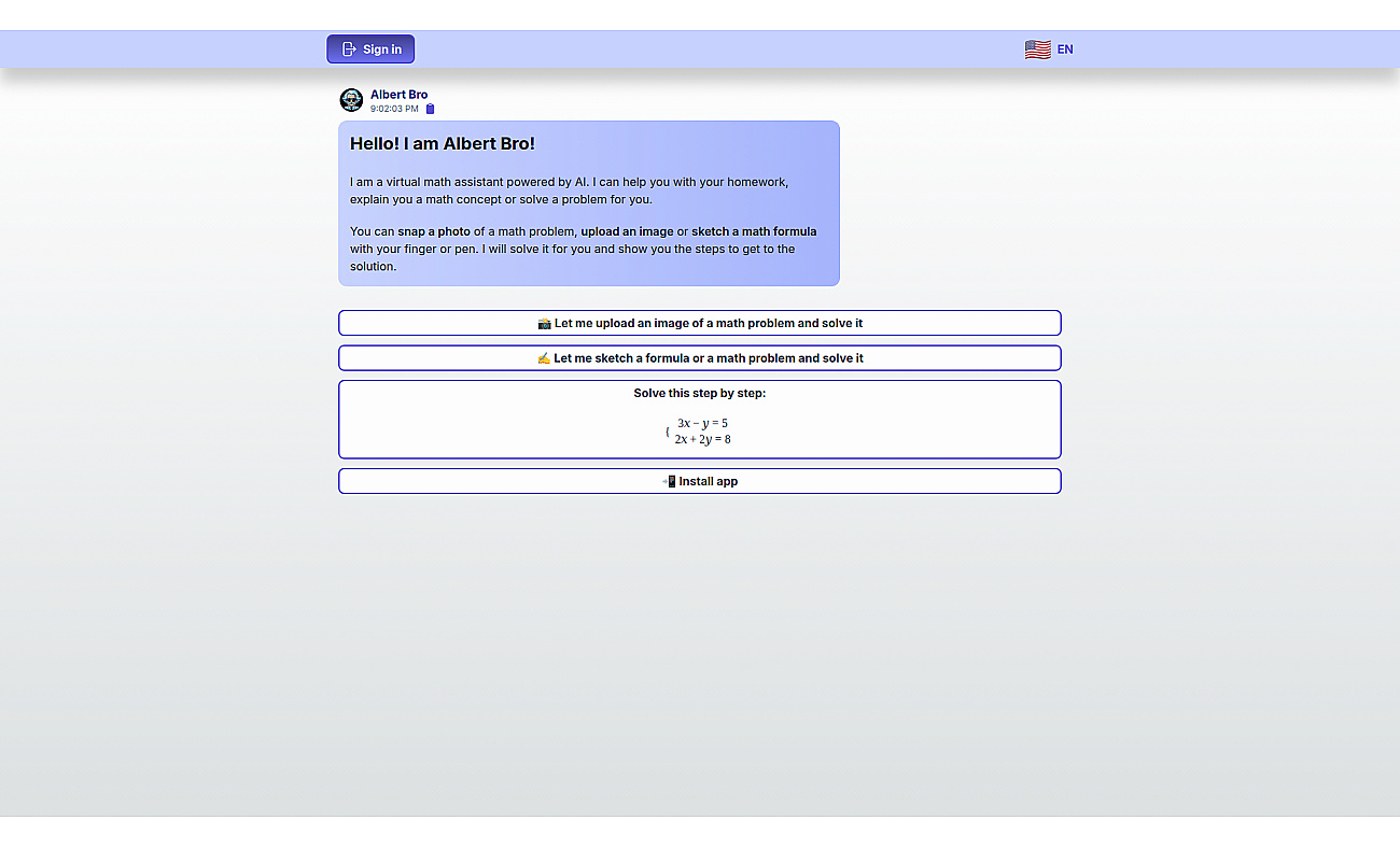 AlbertBro screenshot
