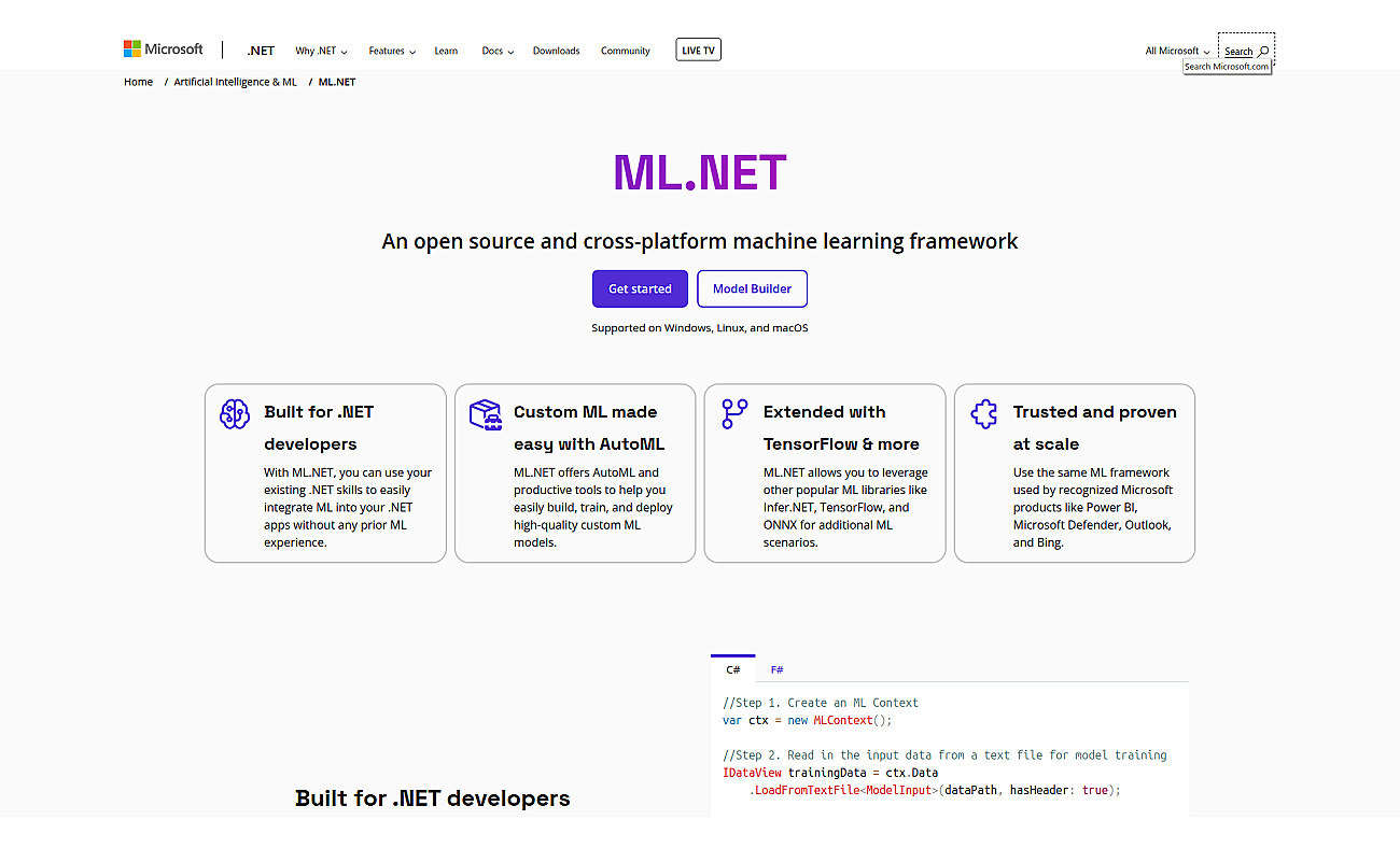 ML screenshot