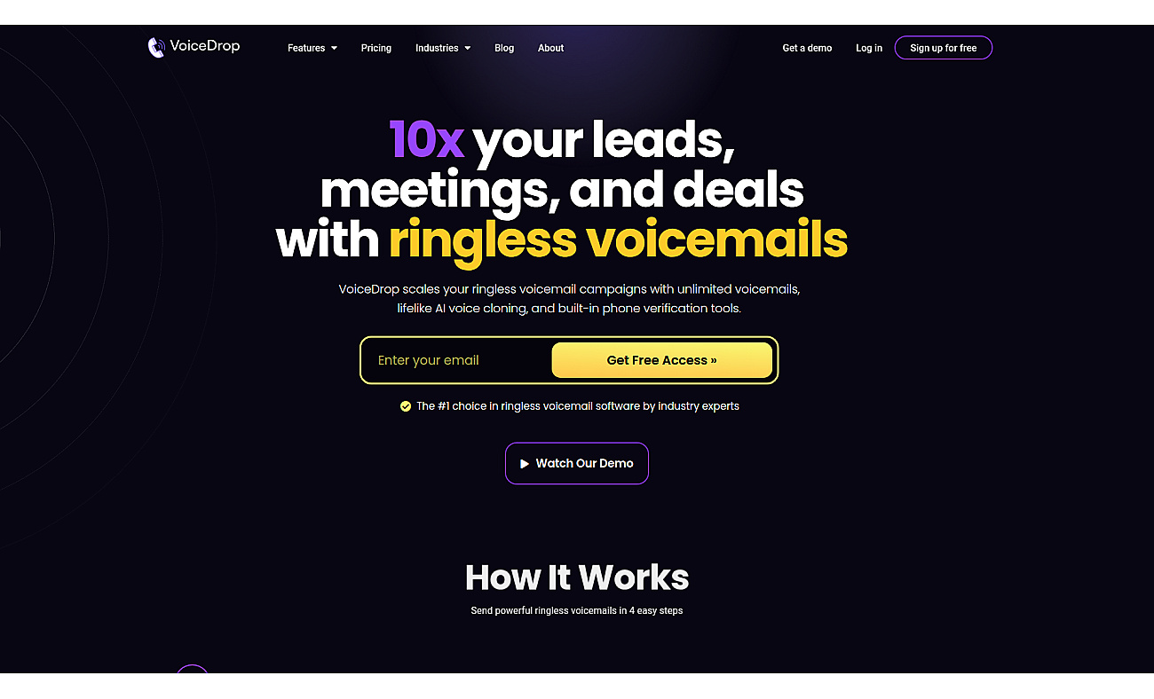 VoiceDrop screenshot