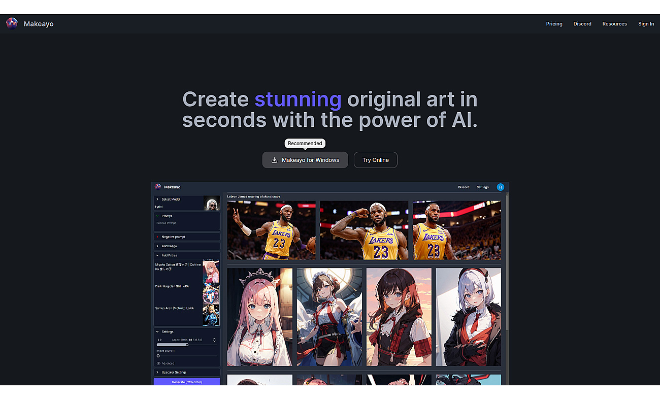 Makeayo screenshot